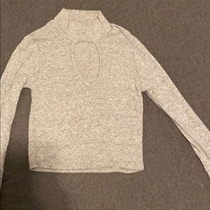 Acemi long-sleeve crop top